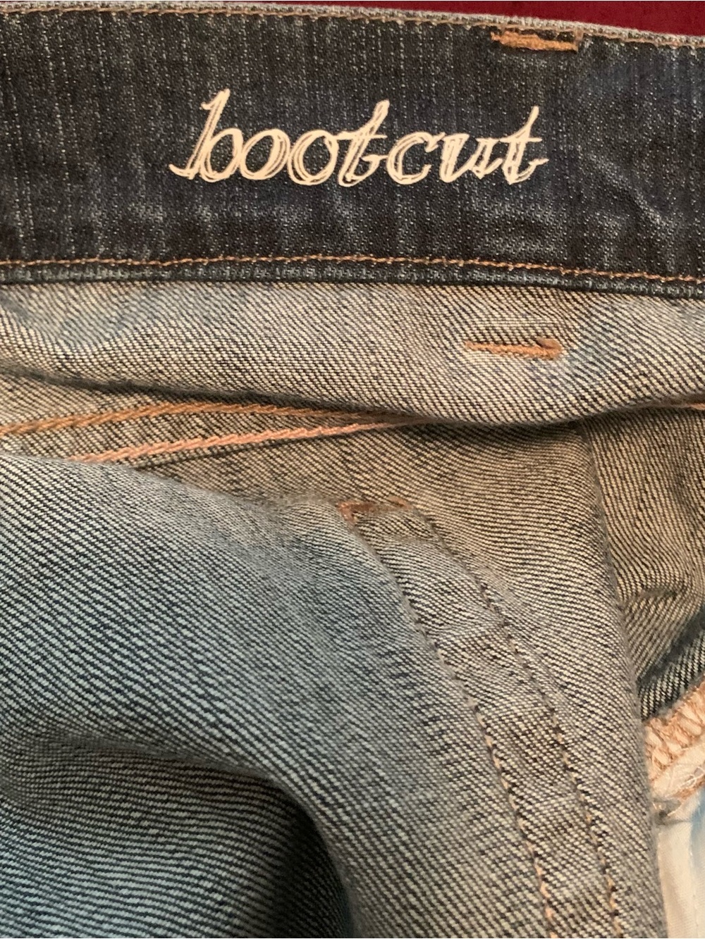 Calvin Klein Authentic Women’s Navy Bootcut Jeans 22W - Picture 6 of 11